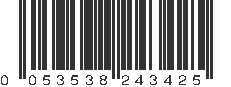 UPC 053538243425