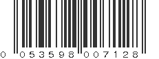 UPC 053598007128