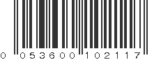 UPC 053600102117