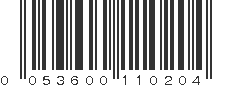 UPC 053600110204