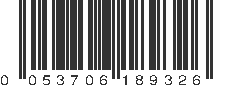 UPC 053706189326