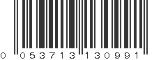 UPC 053713130991