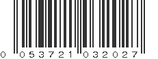 UPC 053721032027