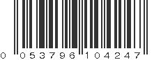 UPC 053796104247