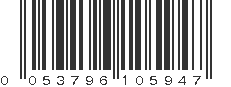 UPC 053796105947