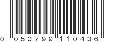 UPC 053799110436