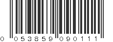 UPC 053859090111