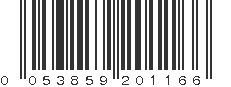 UPC 053859201166