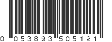 UPC 053893505121