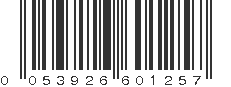 UPC 053926601257