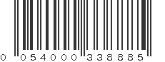 UPC 054000338885