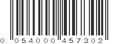 UPC 054000457302