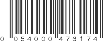 UPC 054000476174