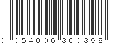 UPC 054006300398