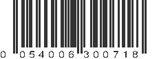 UPC 054006300718