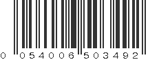 UPC 054006503492