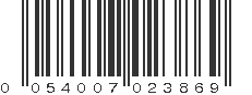 UPC 054007023869