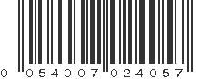 UPC 054007024057