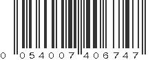 UPC 054007406747