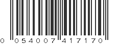 UPC 054007417170