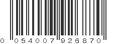 UPC 054007926870