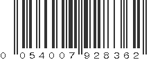 UPC 054007928362