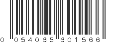 UPC 054065601566