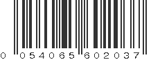 UPC 054065602037