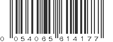 UPC 054065614177