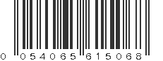UPC 054065615068