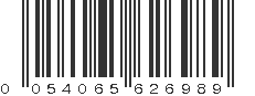 UPC 054065626989