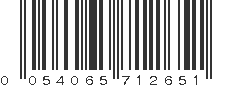 UPC 054065712651