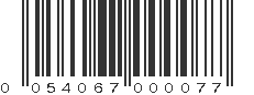 UPC 054067000077