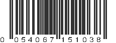 UPC 054067151038