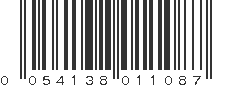 UPC 054138011087