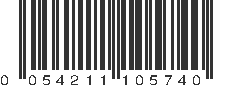 UPC 054211105740