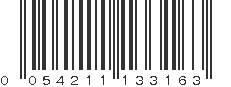 UPC 054211133163