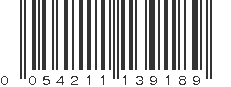 UPC 054211139189