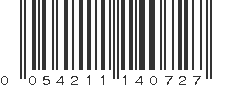 UPC 054211140727