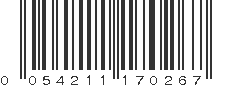 UPC 054211170267