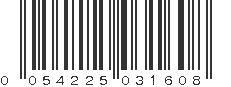 UPC 054225031608