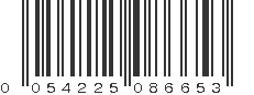 UPC 054225086653