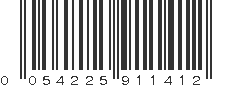 UPC 054225911412