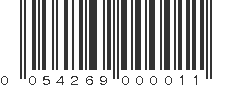 UPC 054269000011