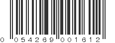 UPC 054269001612