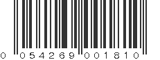 UPC 054269001810