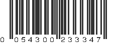 UPC 054300233347