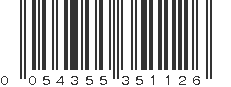 UPC 054355351126