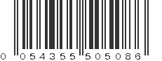 UPC 054355505086