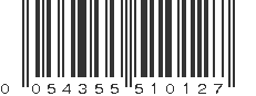 UPC 054355510127